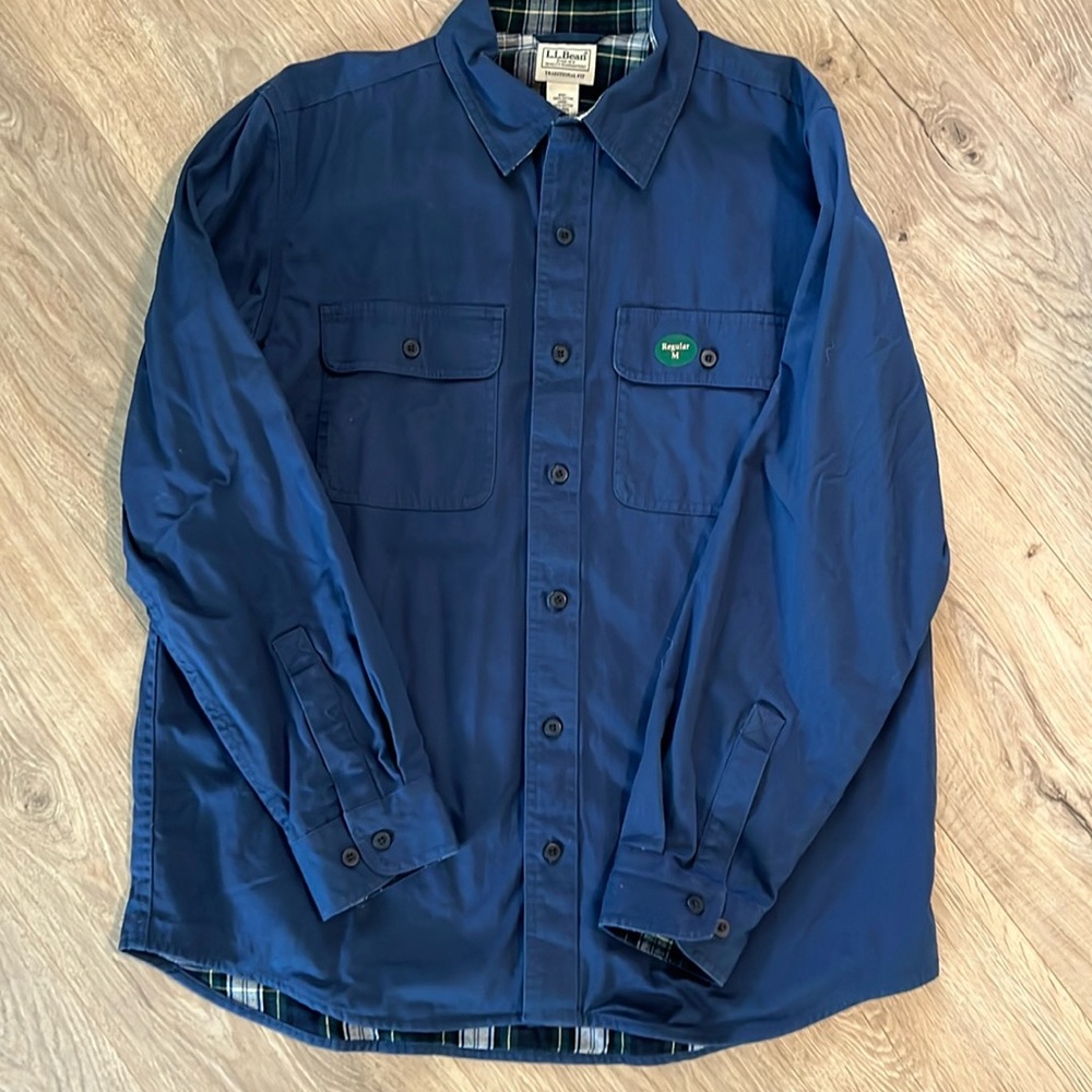 Men’s lined button up shirt